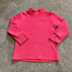 Girl’s Hot Pink Fleece Mock Turtleneck Size 10